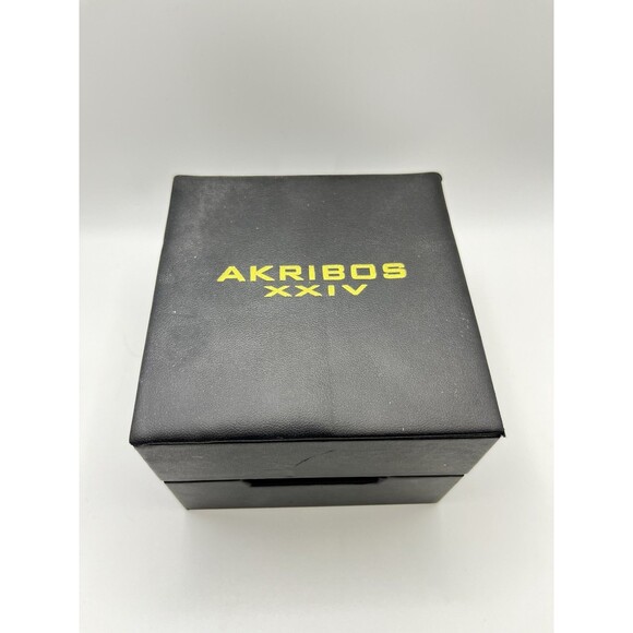 Akribos XXIV Watch Womens Stainless Twist Chain Quartz Multifunction NOB Working - Picture 7 of 9